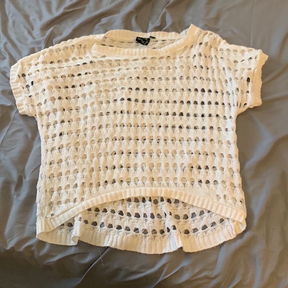 White lace top